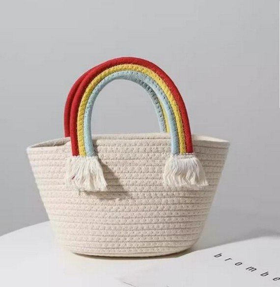 Burlap Boho Satchel