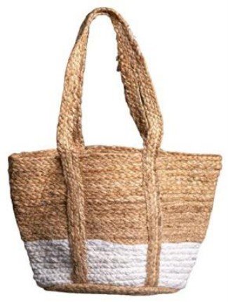 Burlap Boho Satchel